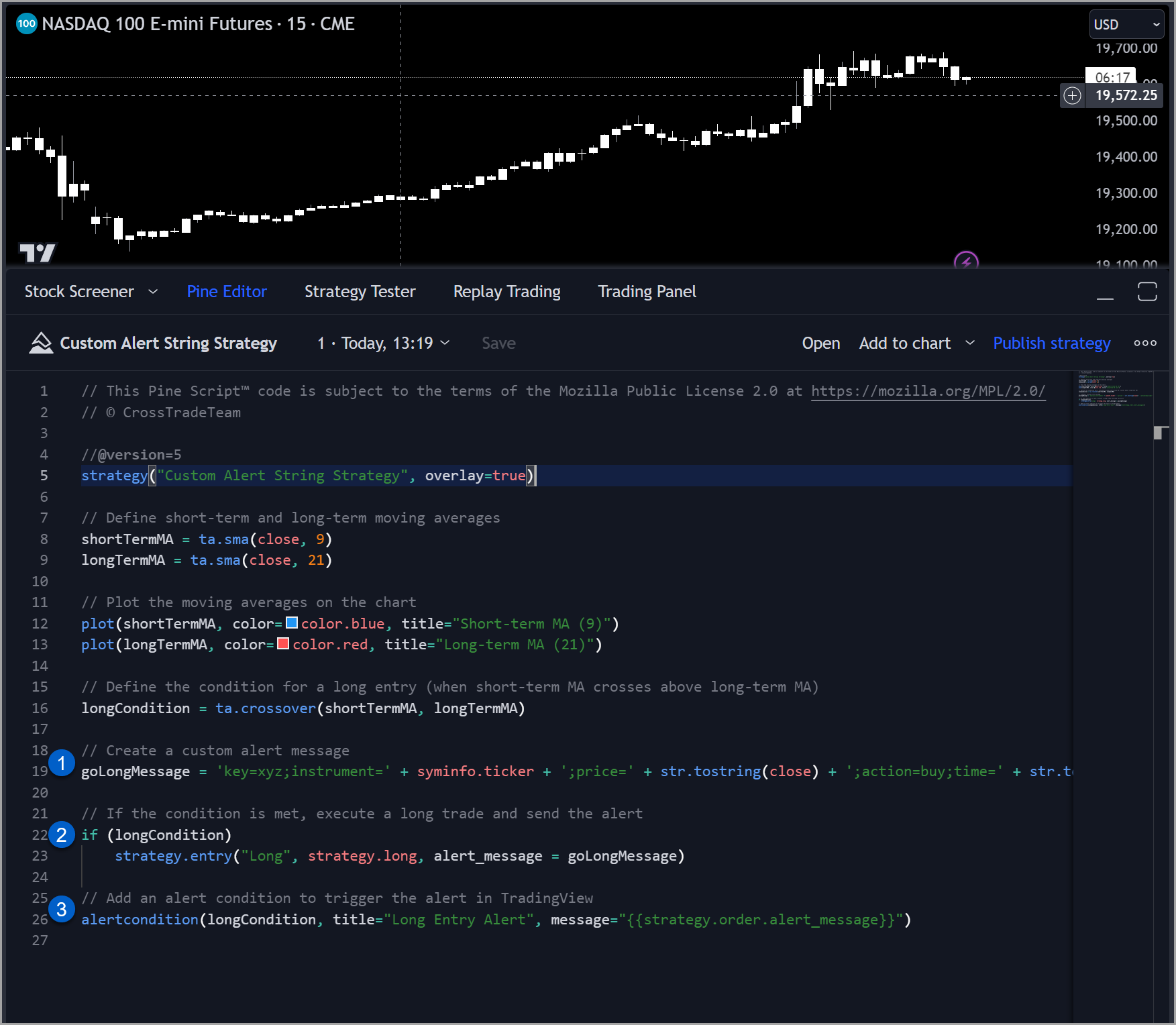 Modifying a custom PineScript in TradingView