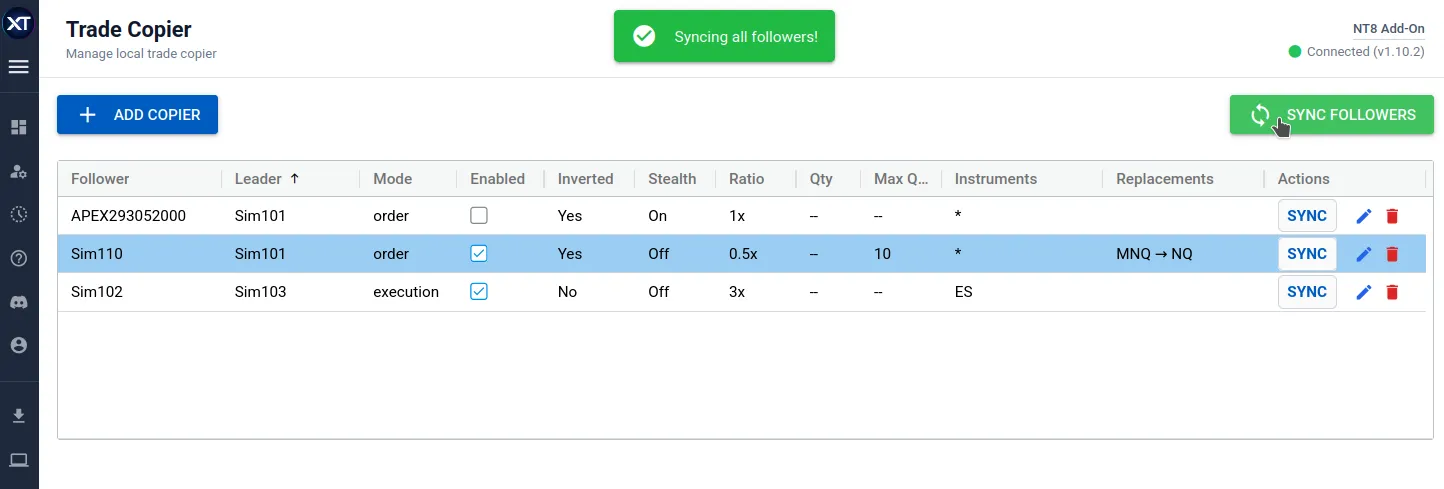 CrossTrade Q2 2025 Recap: Strategy Sync, Continuous Contracts, and Trade Copier Preview