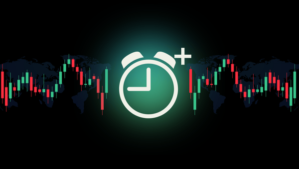 candlestick chart on black background with tradingview pine script color and alarm clock icon